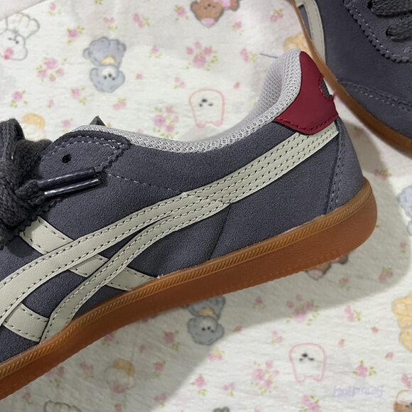 Onitsuka Tiger Tokuten Series Grey Retro German Army Trainer Shoes - Picture 5 of 7
